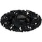 Ekena Millwork Needham Ceiling Medallion (Fits Canopies up to 4 1/4"), Hand-Painted Jet Black, 14 5/8"OD x 2 1/4"P CM14NEBLF - alternate 2